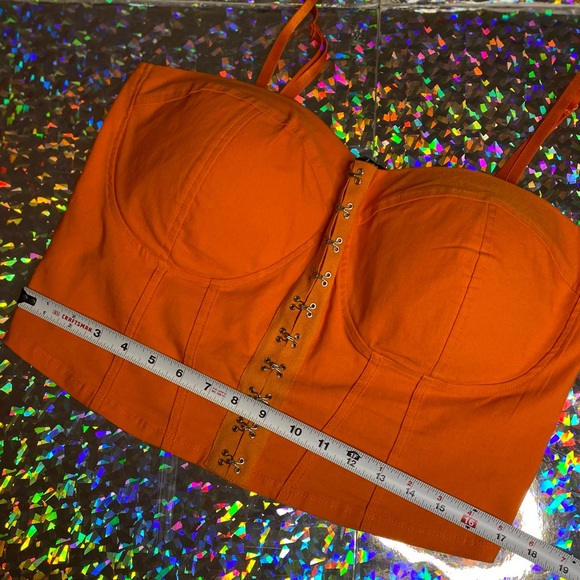 🍊Orange corset top🍊 - Picture 6 of 13